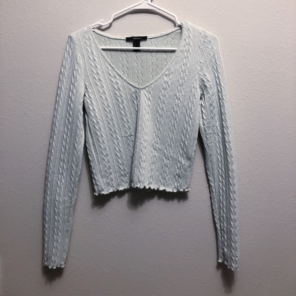 Crop sweater